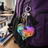 porte clé à sequin personnalisé