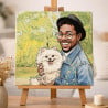 tableau personnalisable style caricature
