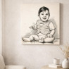 Tableau personnalisé gravure ancienne