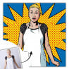 Tableau personnalisé Pop Art comics