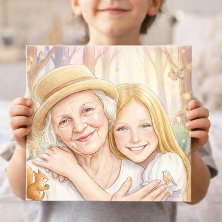 Tableau personnalisable conte pour enfant
