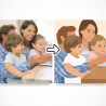 Tableau personnalisable flat design