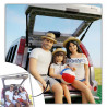 Tableau photo style figurine en briques