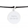 Bracelet signe du zodiaque argent personnalisé