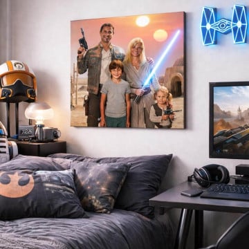 Tableau personnalisé Guerrier de l'Espace | Photo toile Science-Fiction