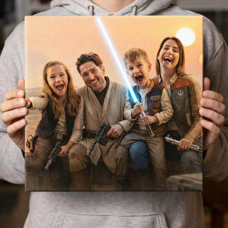 Tableau photo personnalisé Guerrier de l’espace