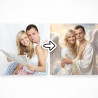Tableau personnalisé couple style Cupidon