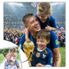 Tableau personnalisé football célébration
