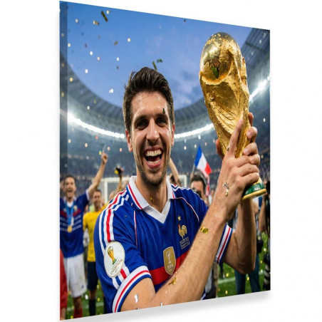Affiche personnalisée football célébration