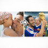 Tableau personnalisé fan de football