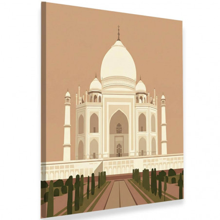 Tableau photo personnalisé flat design style moderne graphique