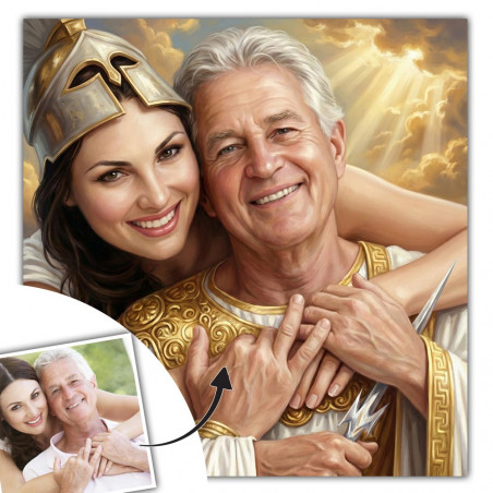 Tableau  personnalisé dieu grec