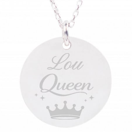 Collier argent collection mots d’amour personnalisé