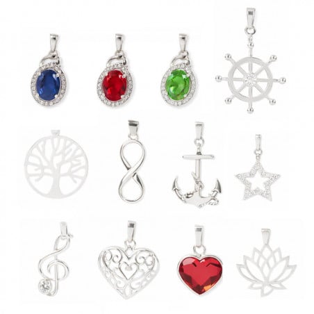 pendentif au choix avec le collier gravé