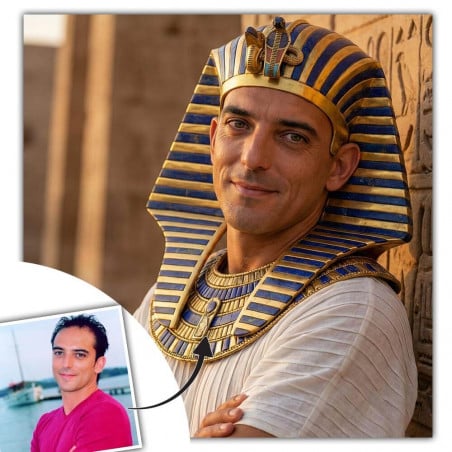 Tableau Pharaon avec photo