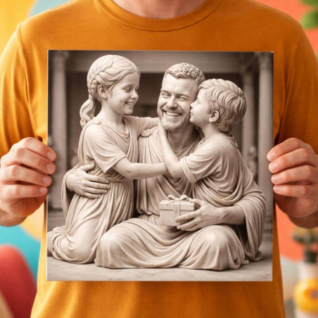 Tableau statue de marbre photo