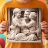Tableau statue de marbre photo