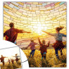 Tableau mosaïque de verre personnalisé photo
