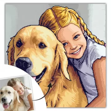 Tableau Pixel Art personnalisé