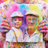Tableau photo au style explosion de couleurs