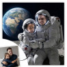 Tableau astronaute personnalisé