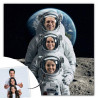 Tableau astronaute personnalisé photo