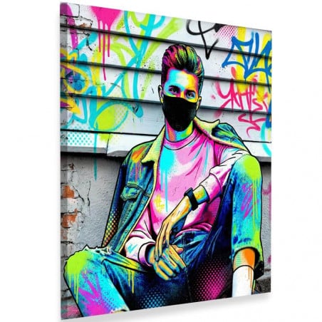 Tableau graffiti mural personnalisé