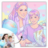 Tableau Kawaii pastel pop personnalisé