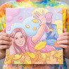 Tableau Kawaii pastel personnalisé photo