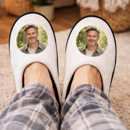 Chaussons avec impression photo