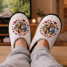 Chaussons unique photo cœurs