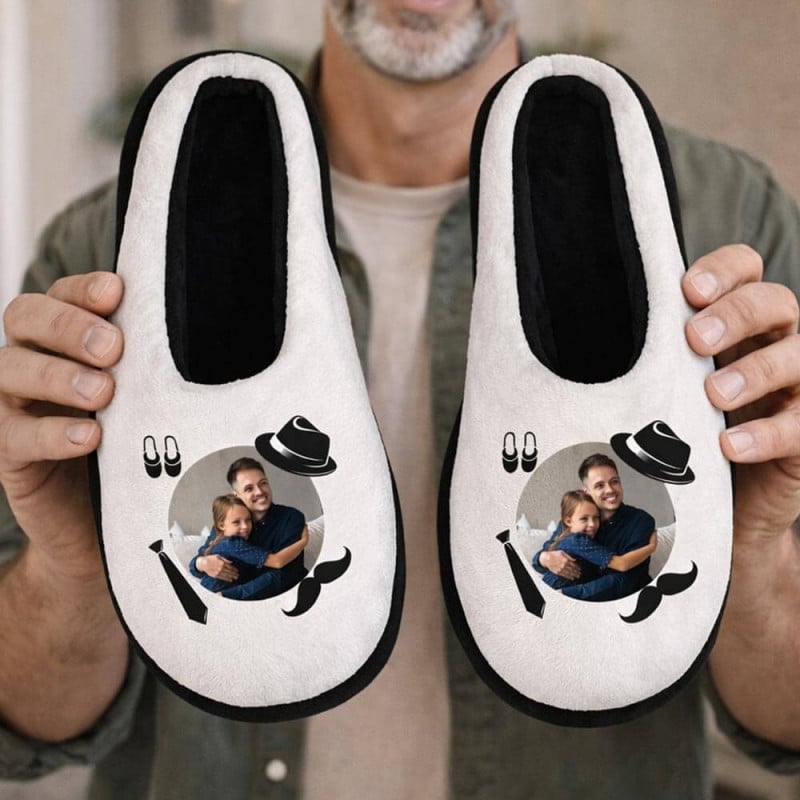 Chaussons photos homme
