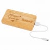 Batterie power bank mots d’amour gravé