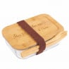 Lunch box verre mots d’amour personnalisé