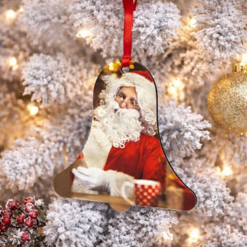 Cloche de noel à suspendre