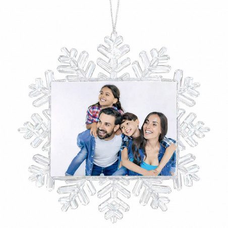 Flocon de Noel personnalisé photo