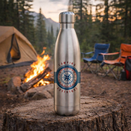 Bouteille thermos gris photo 500 ml