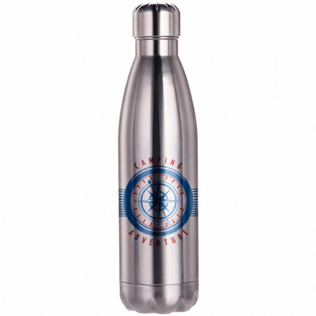 Bouteille thermos gris photo