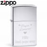Briquet Zippo high polish chrome personnalisé