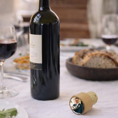 bouchon bouteille liège personnalisé