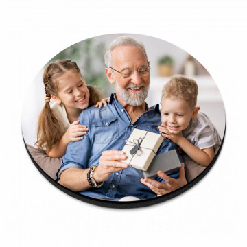 Sous verre rond souple customisable
