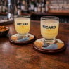 Sous verre bords bois photo
