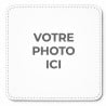 Sous verre cuir personnalisé avec votre photo
