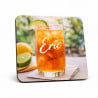 Sous verre cuir photo