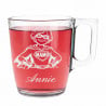 Tasse mamie à thé gravé