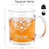 Tasse en verre fêtes des papys gravée
