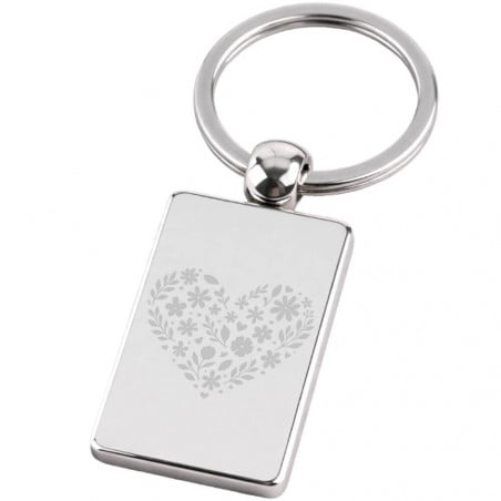 Porte clé rectangle personnalisé
