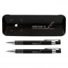 Stylo bille et porte mine noir avec gravure texte communion