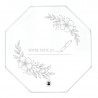 Cadre verre original fleurs à personnaliser