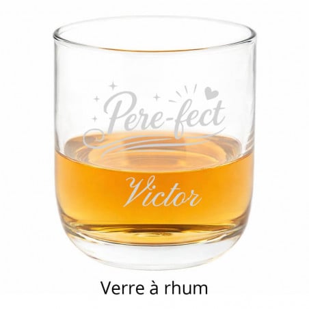 Verre à rhum père fect gravé